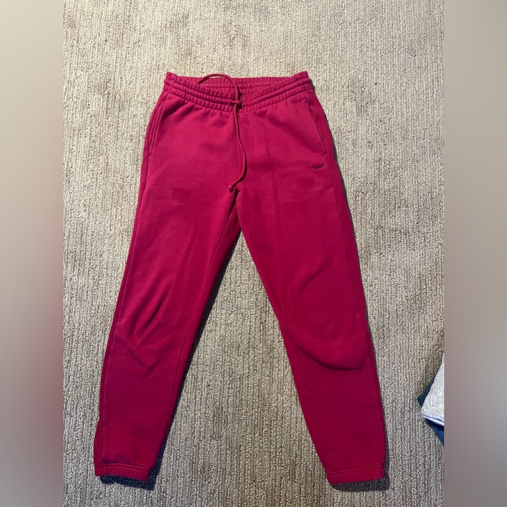 Aritzia TNA cozy fleece boyfriend sweatpants